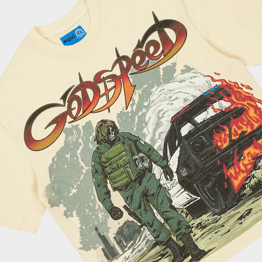 GODSPEED MEN'S HIGH STAKES T-SHIRT NG BONE