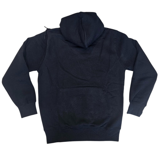 US FIT PLAIN BLACK HOODIE 380GSM