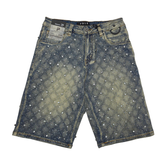 PUBLIC MEN'S RHINESTONE SHORTS MARBEL