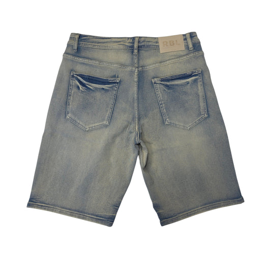 REBEL MEN'S DENIM SAINT SHORTS 53964
