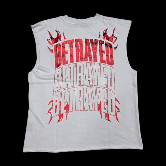 REBEL MINDS MEN'S DIVINE FOIL SLEEVELESS T-SHIRT