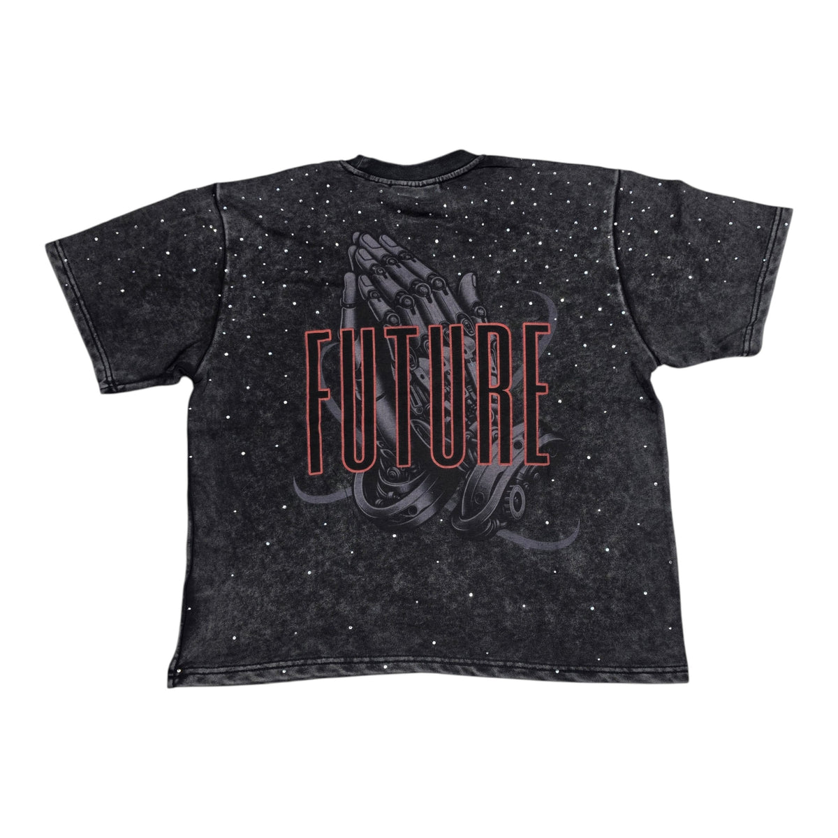 REBEL MINDS MEN'S STEEL SOULS CROPPED T-SHIRT