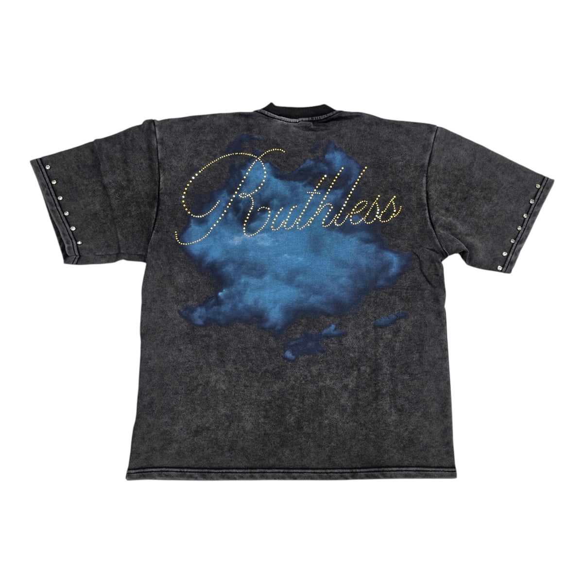 REBEL MINDS MEN'S RUTHLESS CROPPED T-SHIRT