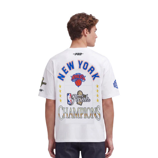 NEW YORK KNICKS 2026 NBA CHAMPIONSHIP MEN'S S/S TEE WHITE