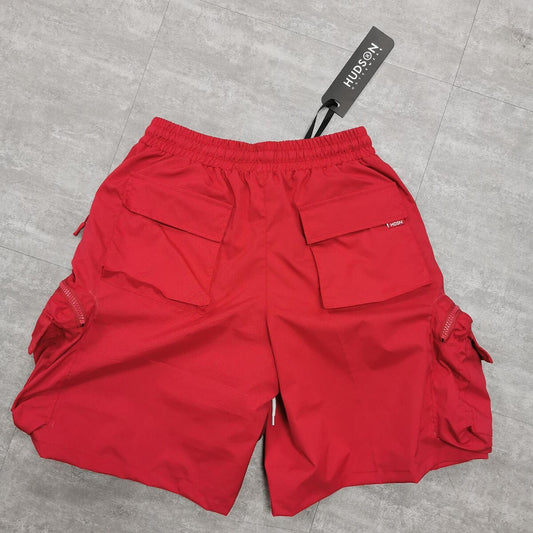 Hudson 4 Zipper Cargo Short Red