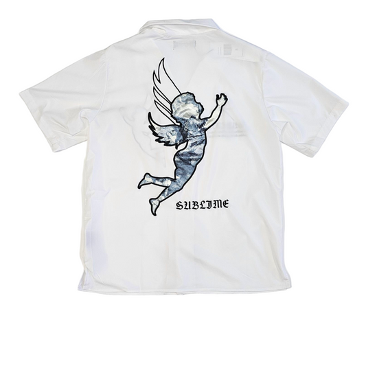 Rebel Peace Angel Woven Shirt
