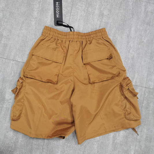 Hudson 4 Zipper Cargo Short Brown