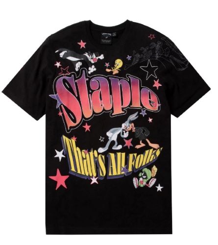 Staple Looney Tunes Thats All Folks Tee