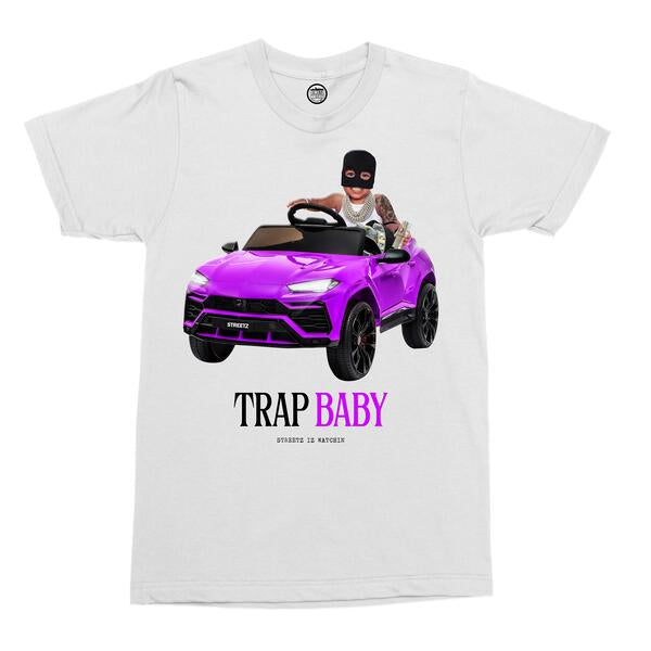 SIW Trap Baby 3 Premium Tee White/Purple