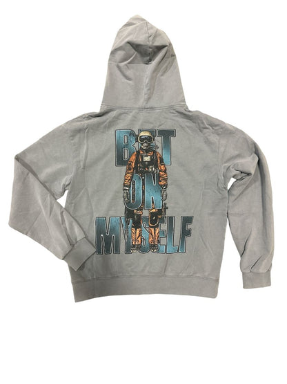 CONCEPT MEN'S ''SKIER'' GREY WASH HOODIE