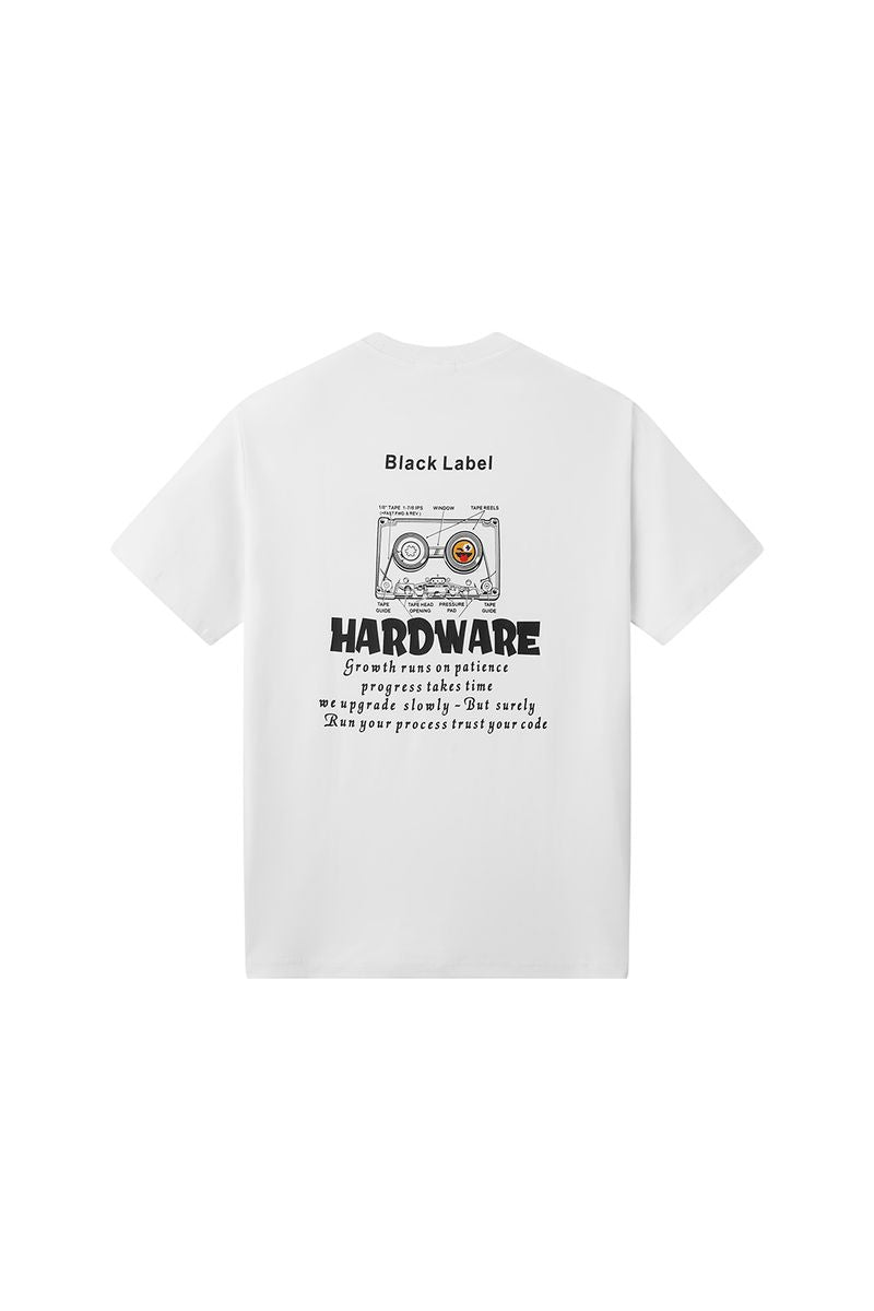 BLACK LABEL HARDWEAR T-SHIRT WHITE