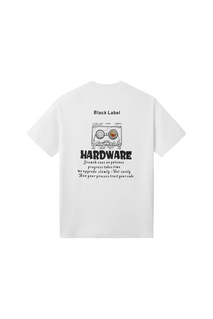 BLACK LABEL HARDWEAR T-SHIRT WHITE