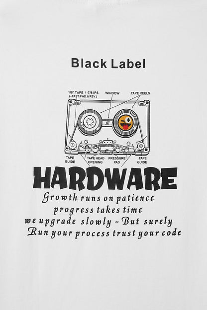 BLACK LABEL HARDWEAR T-SHIRT WHITE