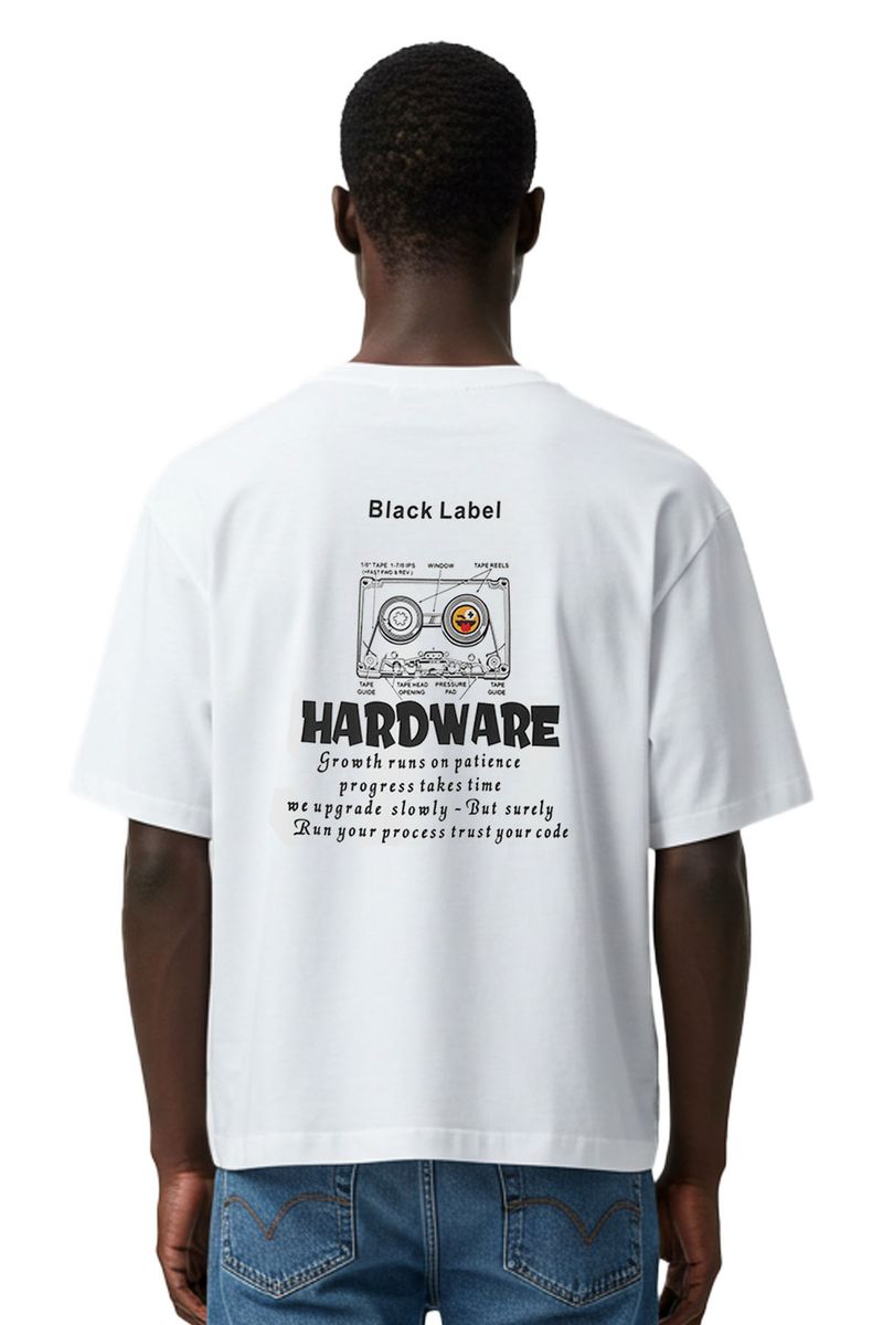 BLACK LABEL HARDWEAR T-SHIRT WHITE