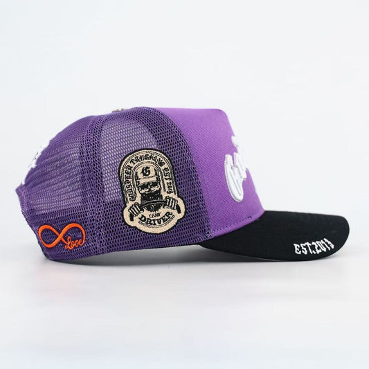 GODSPEED FOREVER TRUCKER HAT PURPLE/BLACK