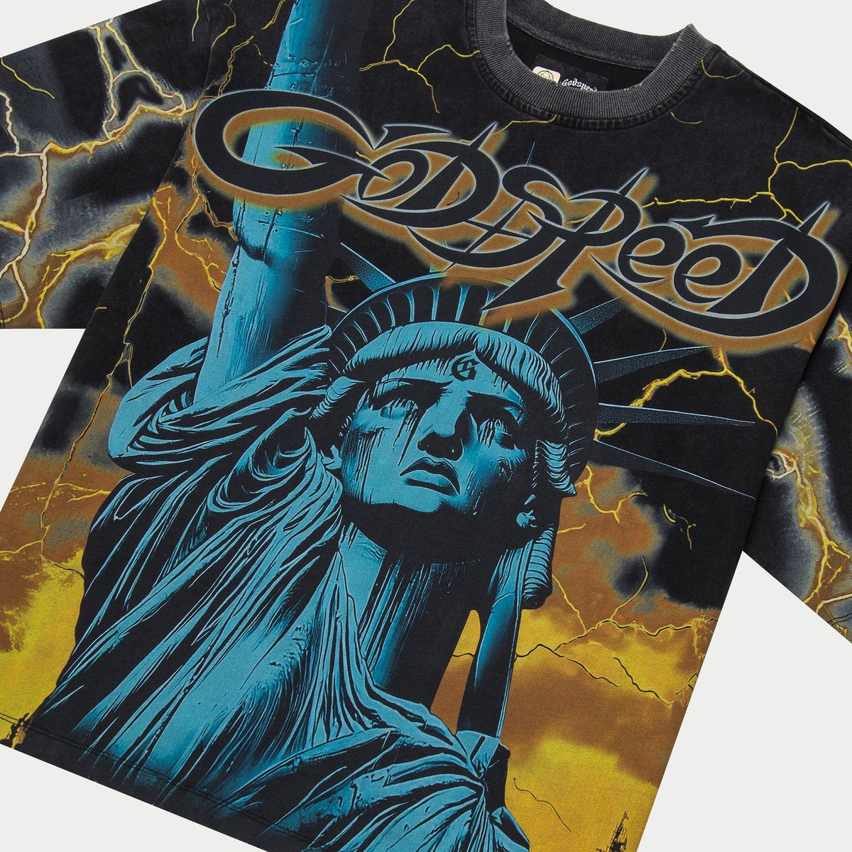 GODSPEED MEN'S VOLTAGE T-SHIRT YELLOW