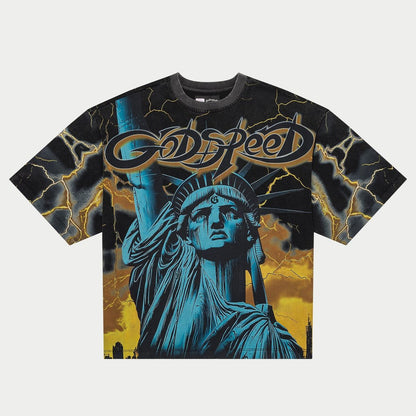 GODSPEED MEN'S VOLTAGE T-SHIRT YELLOW