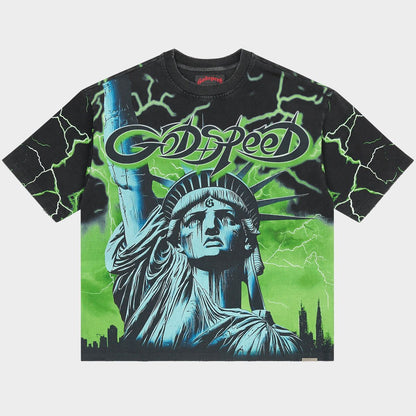 GODSPEED MEN'S VOLTAGE T-SHIRT GREEN
