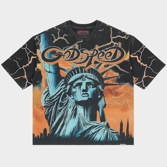 GODSPEED MEN'S VOLTAGE T-SHIRT ORANGE