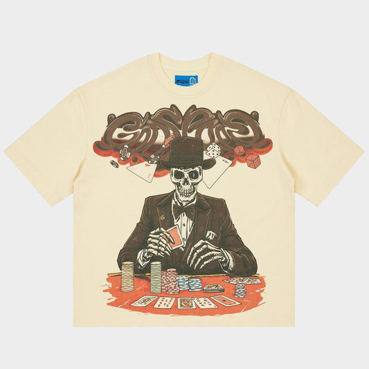 GODSPEED MEN'S HIGH STAKES T-SHIRT NG BONE