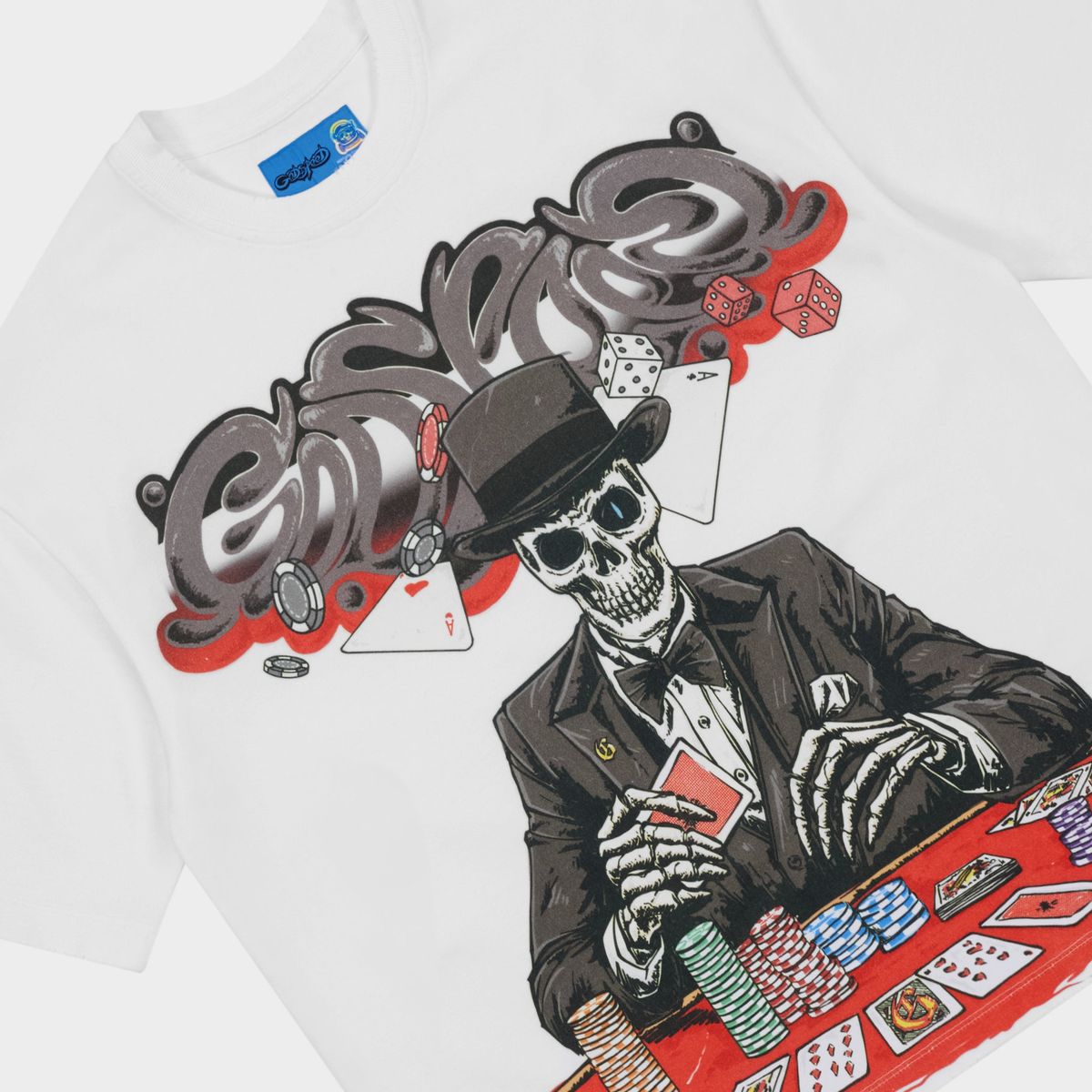 GODSPEED MEN'S HIGH STAKES T-SHIRT NG WHITE – ROS 3 CLOTHING CO.