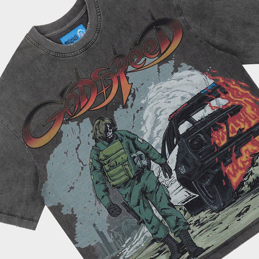 GODSPEED MEN'S KHAOS T-SHIRT NG GREY