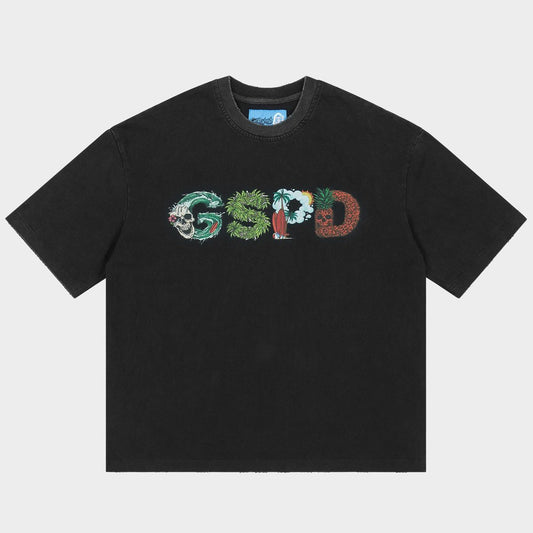 GODSPEED MEN'S KHAOS T-SHIRT NG BLACK