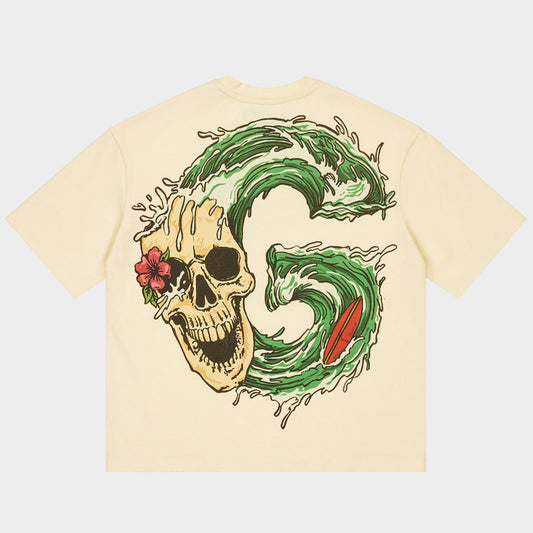 GODSPEED MEN'S SURFS UP T-SHIRT BONE