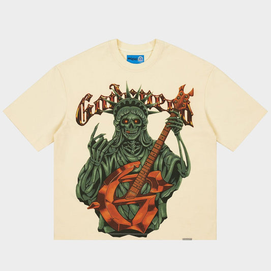GODSPEED MEN'S SURFS UP T-SHIRT BONE