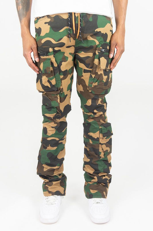 ROAR MEN'S FINE TWILL CARGO PANTS CAMO 4163-433