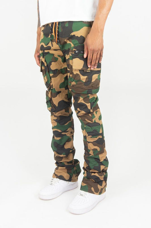 ROAR MEN'S FINE TWILL CARGO PANTS CAMO 4163-433