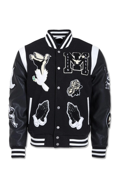 JORDAN CRAIG FALLEN ANGELS VARSITY JACKET ROS 3 CLOTHING CO