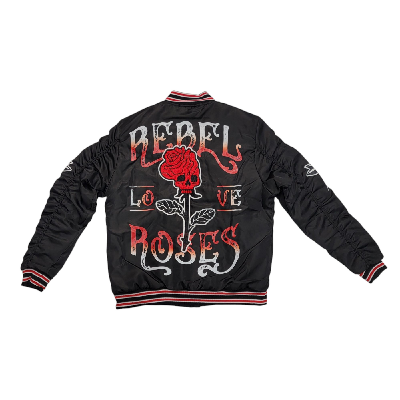 REBEL ROSES NYLON JACKET