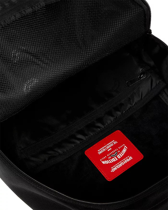 SPRAYGROUND FLY KNIT MOUTH DLX- SATIN BACKPACK