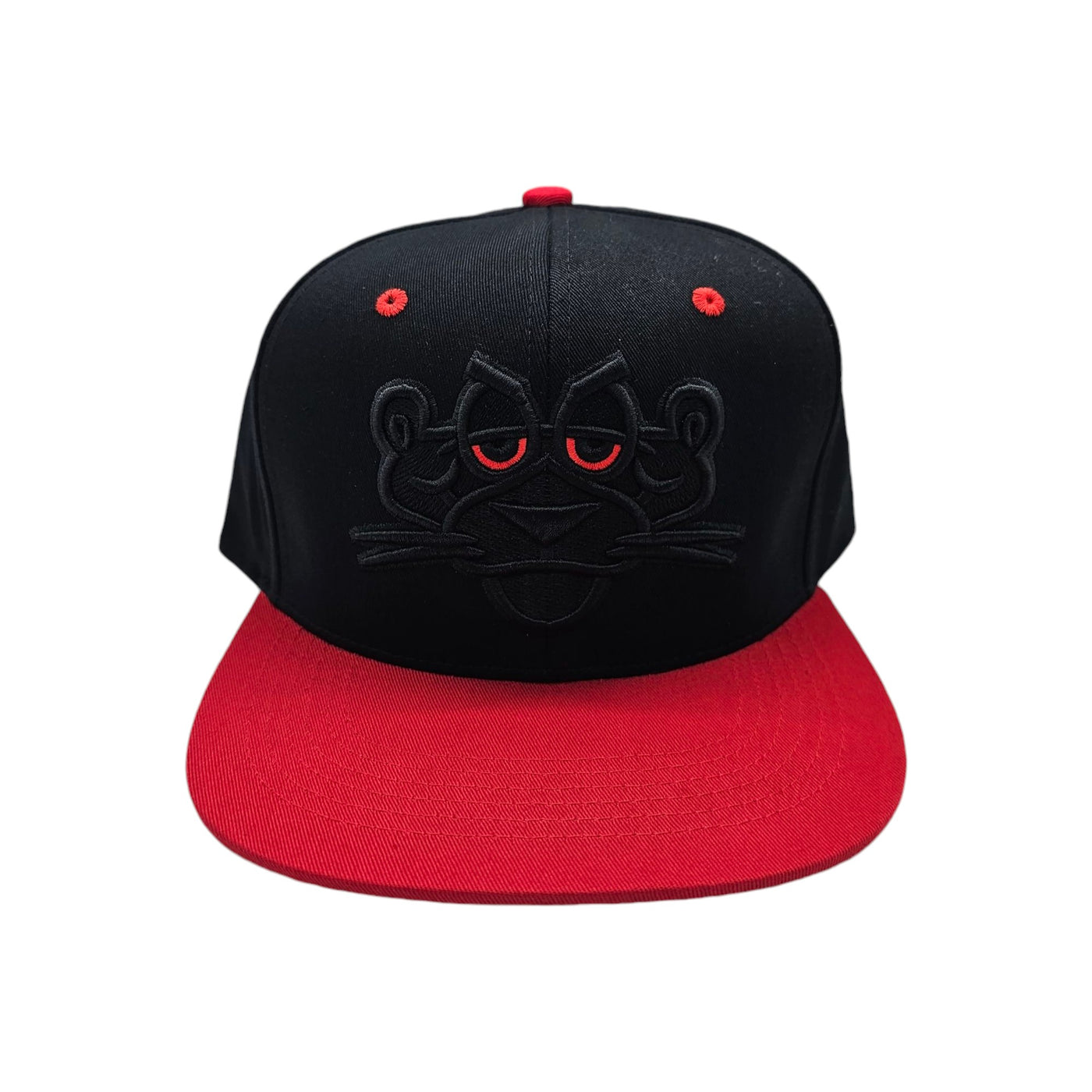 KBETHOS PANTHER SNAPBACK HAT BLACK/RED