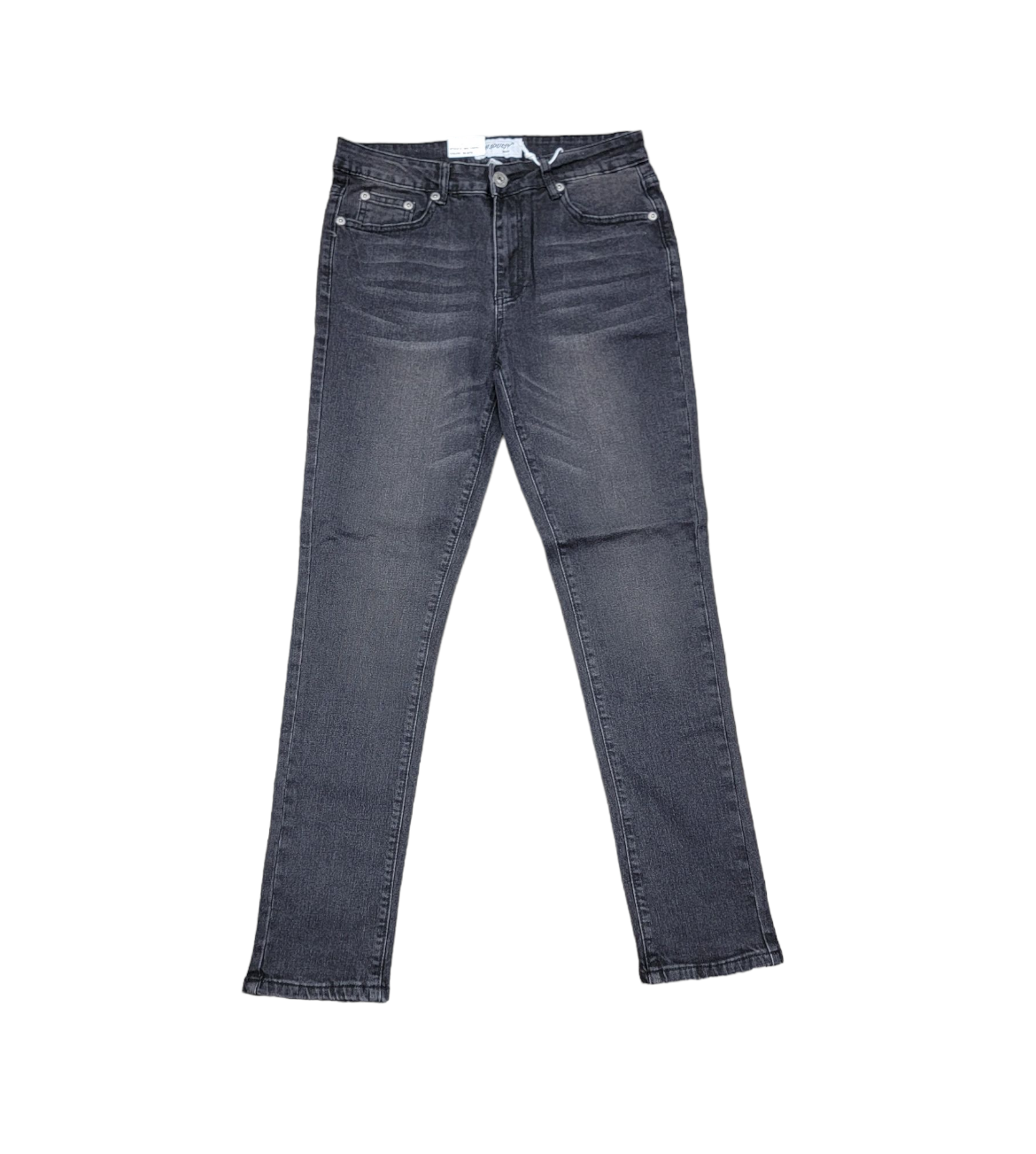 M Society Men's Super Stretchy Skinny Fit Jeans Black 13075