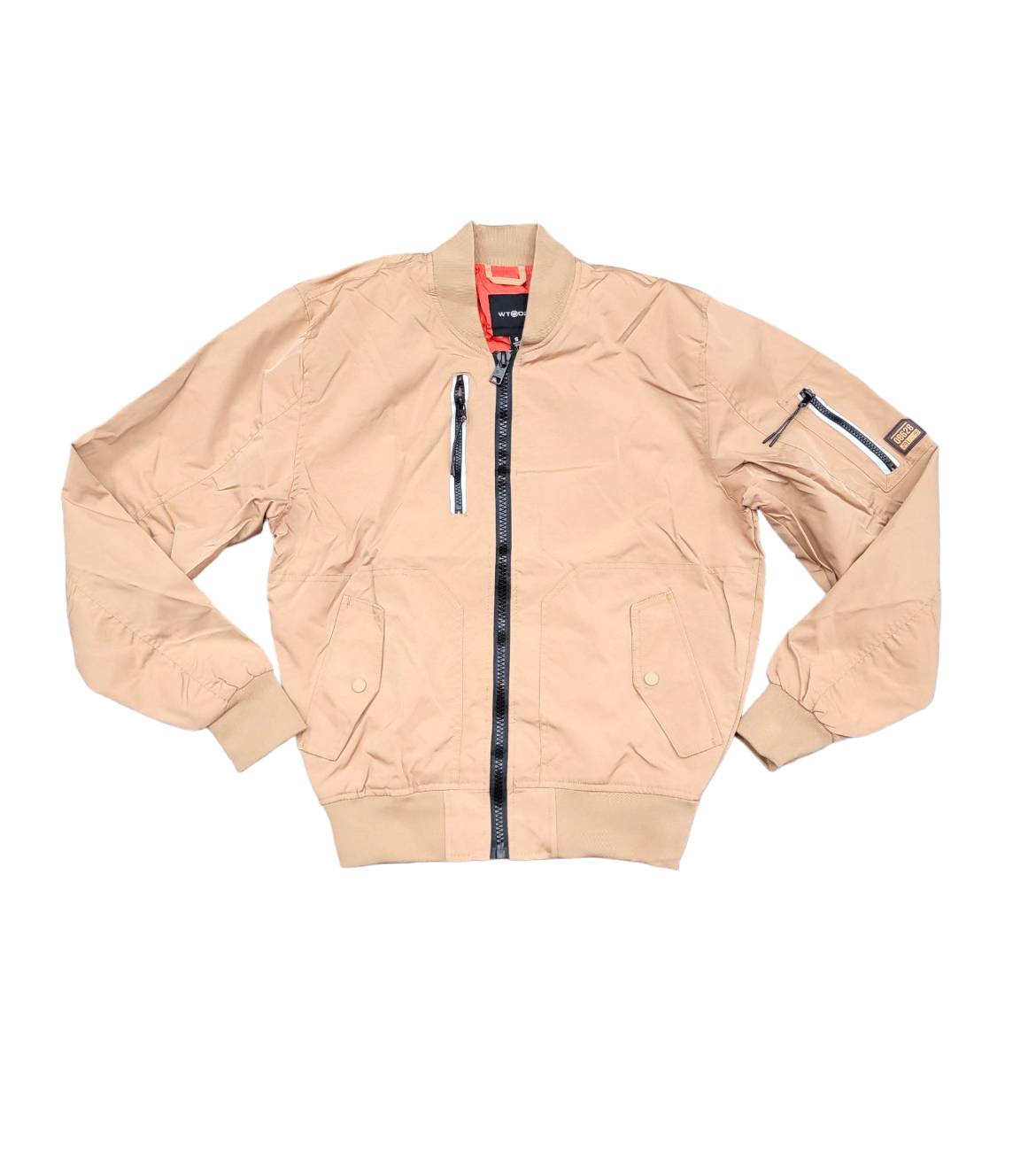 WT02 Tech Woven Bomber Jacket Sand