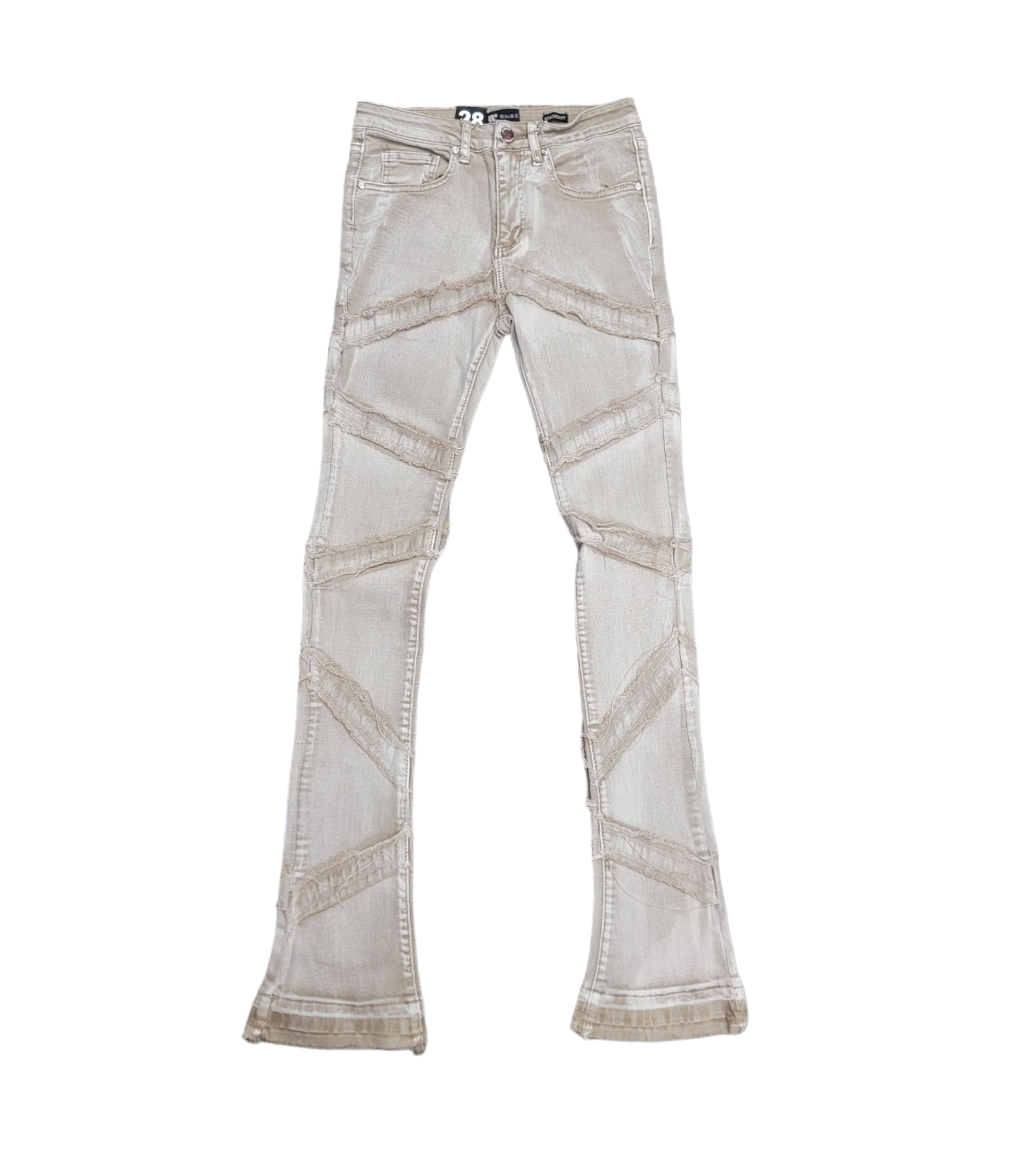 Waimea Stacked Jeans Brown Vintage M5835T