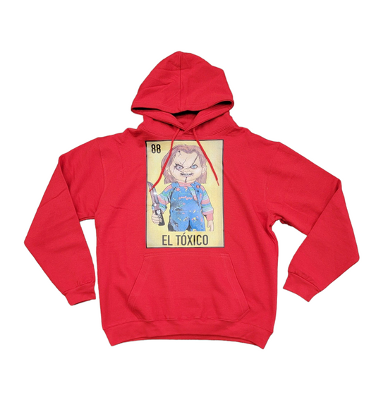 Hard Turn El Toxico Hoodie Red