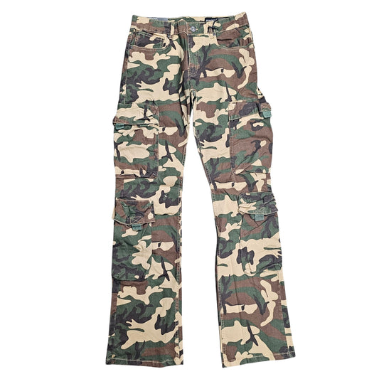 M SOCIETY STRETCHY TWILL CARGO PANTS STACKED WOODLAND 80367