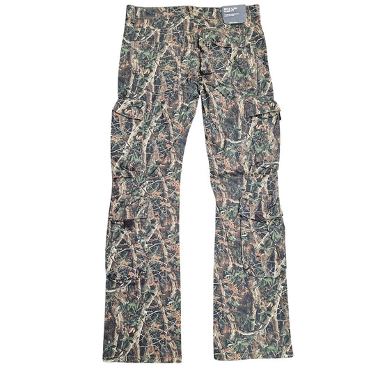 M SOCIETY STRETCHY TWILL CARGO PANTS STACKED REAL TREE 80367