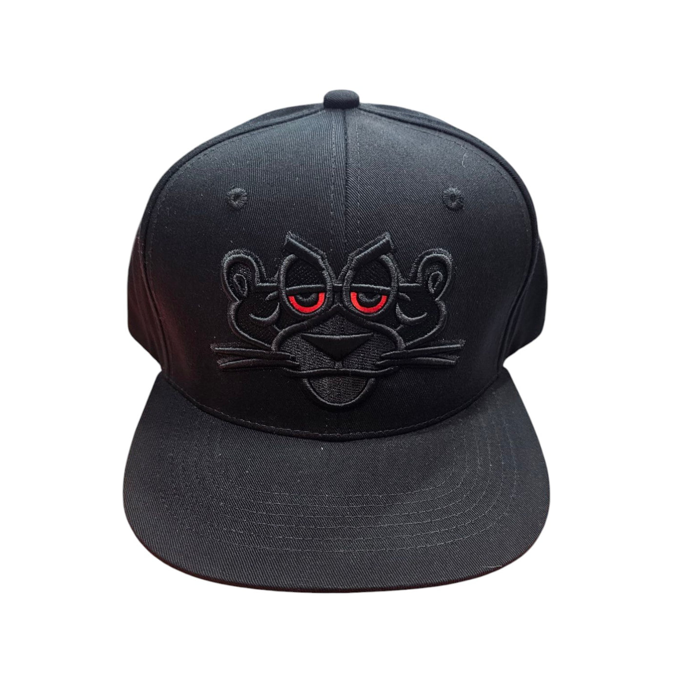 KBETHOS PANTHER SNAPBACK HAT RED EYES