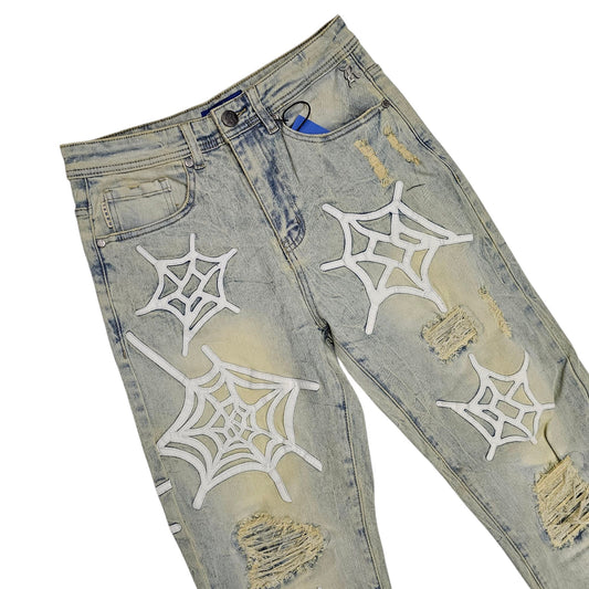 REBEL WEBSTAR STRAIGHT FIT JEANS LIGHT VINTAGE 651611