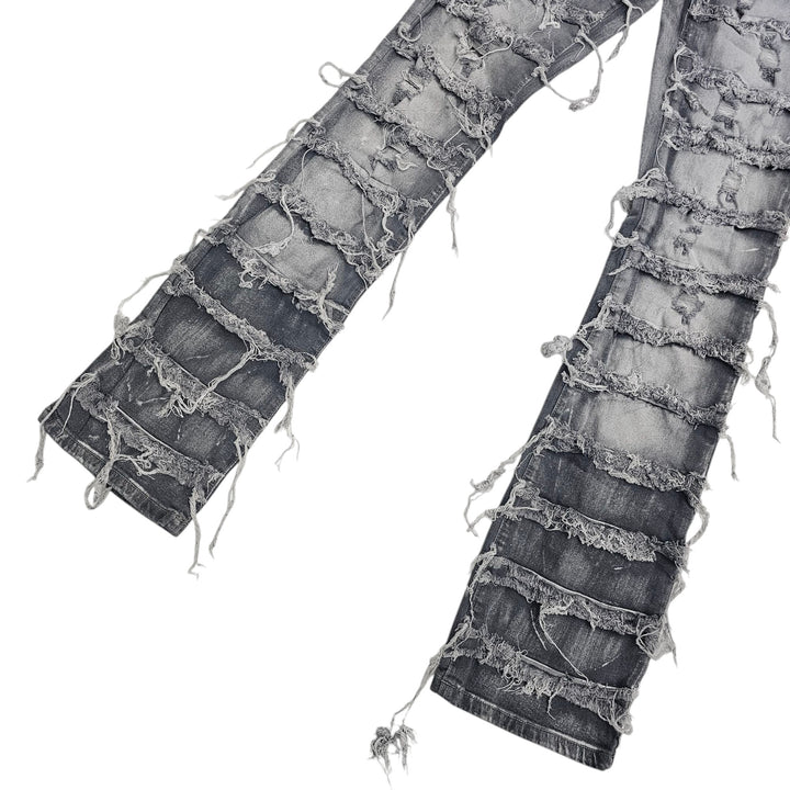 SPARK STRETCH FLARE JEANS GREY S3016 – ROS 3 CLOTHING CO.