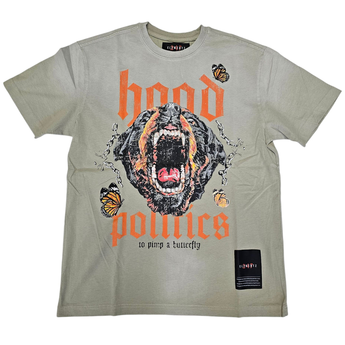 ELEMENTZ HOOD POLITICS TO PIMP A BUTTERFLY T-SHIRT
