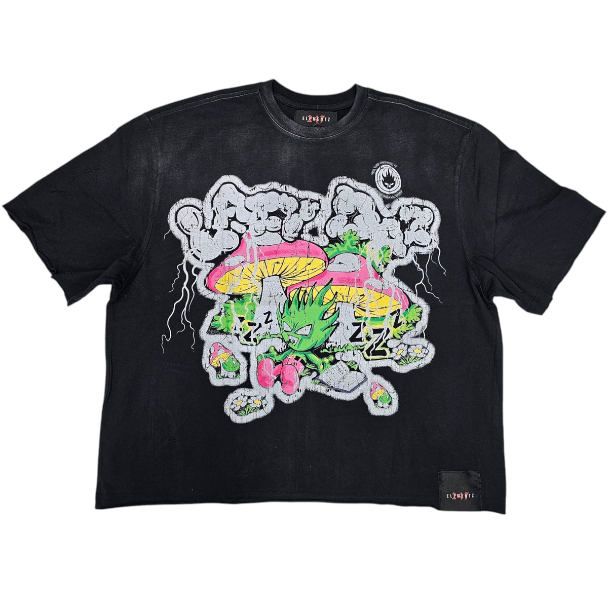 ELEMENTZ ZAZA DEVIL CROPPED T-SHIRT