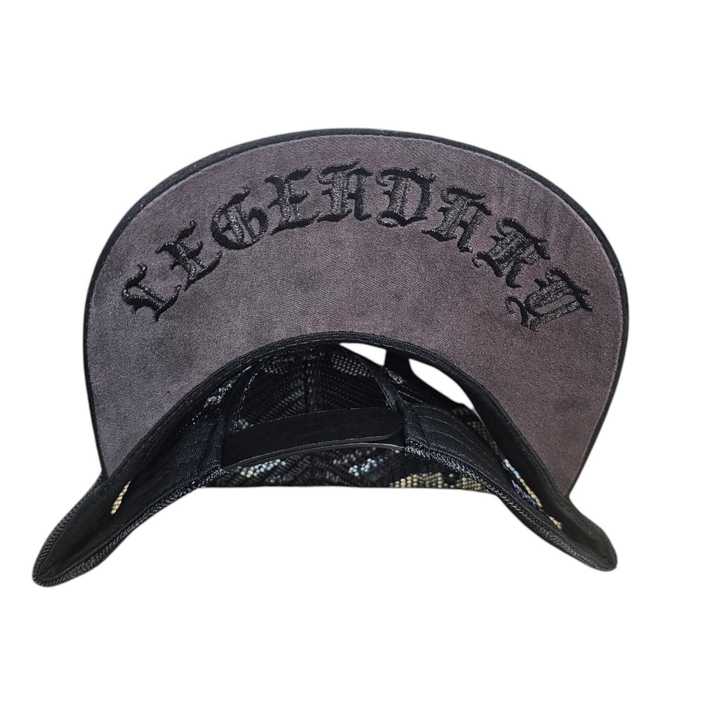 HUDSON SUEDE TRUCKER HAT BLACK