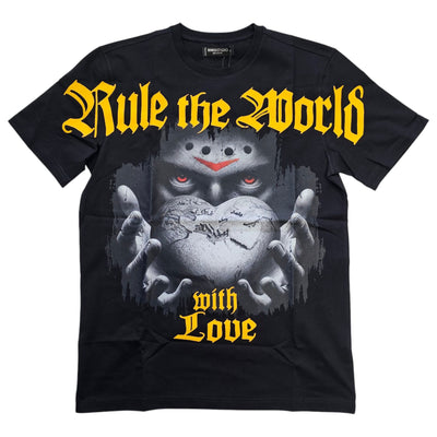 ROKU RULE THE WORLD REGULAR T-SHIRT BLACK
