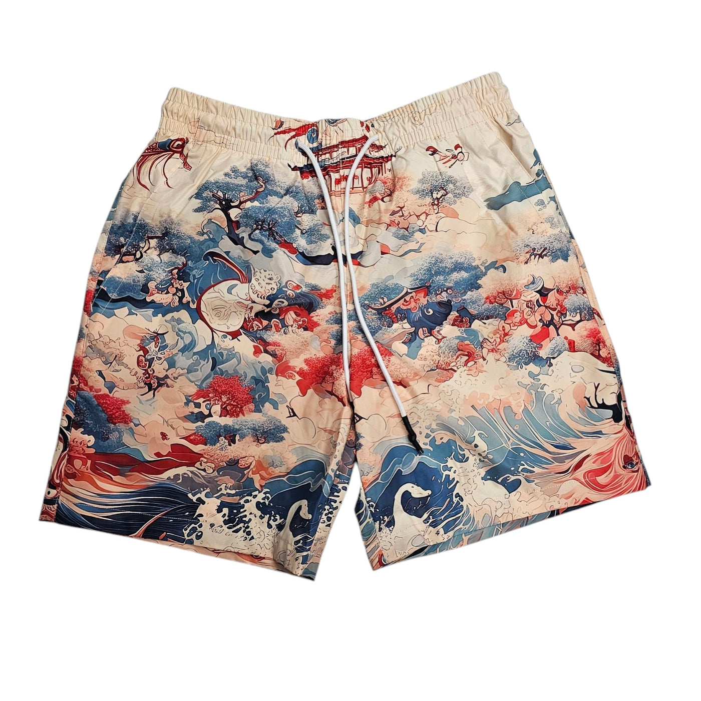 JC SEE YOU IN PAADISE CORAL SHORT SET