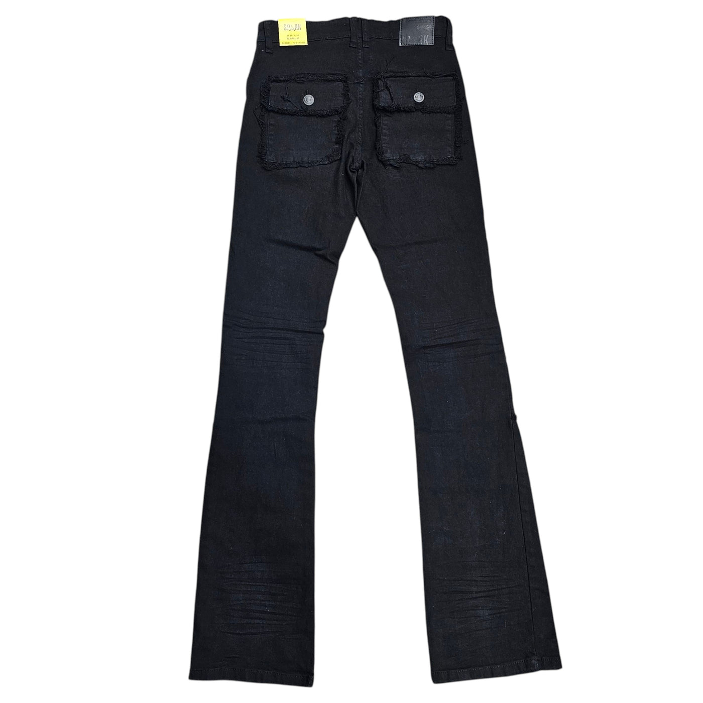 SPARK MEN'S STCKED JEANS MULTI POCKETS S3020P BLACK